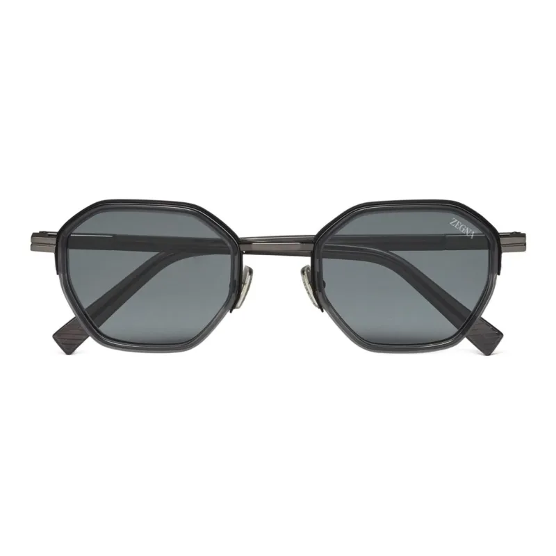 Ermenegildo Zegna Hexagon frame Sunglasses-1