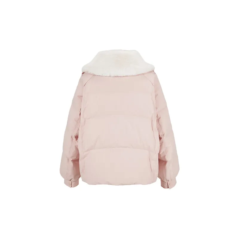 XIANGYING Down Jacket Women's Pink-1