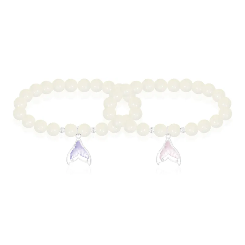 Cuz Strange Intention White Jade Bodhi Hand Accessory Women's-6