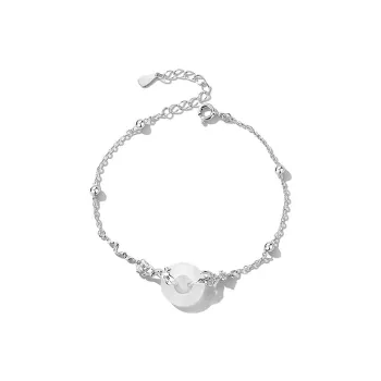 Suddenly Lucky Chalcedony Jade Bracelets Women's