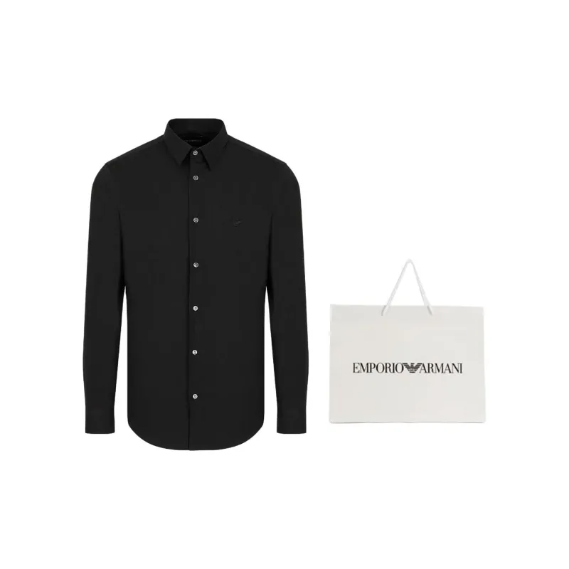 EMPORIO ARMANI Stretch Nylon blend Shirt-2