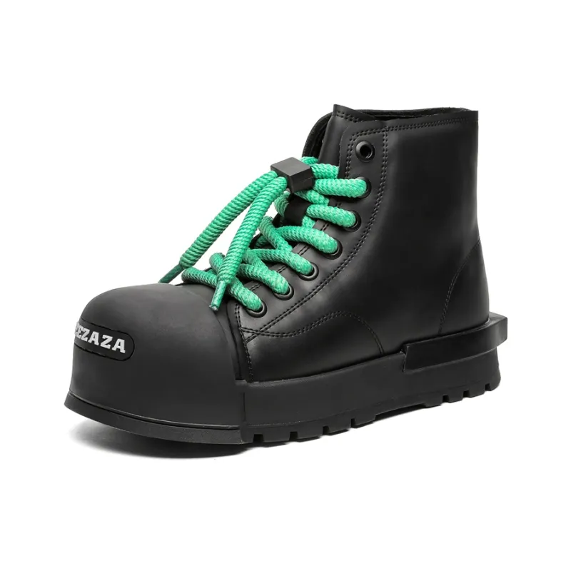 KUNGFUDEER Slip Resistant Height Increasing High Top Casual Shoes Unisex-7