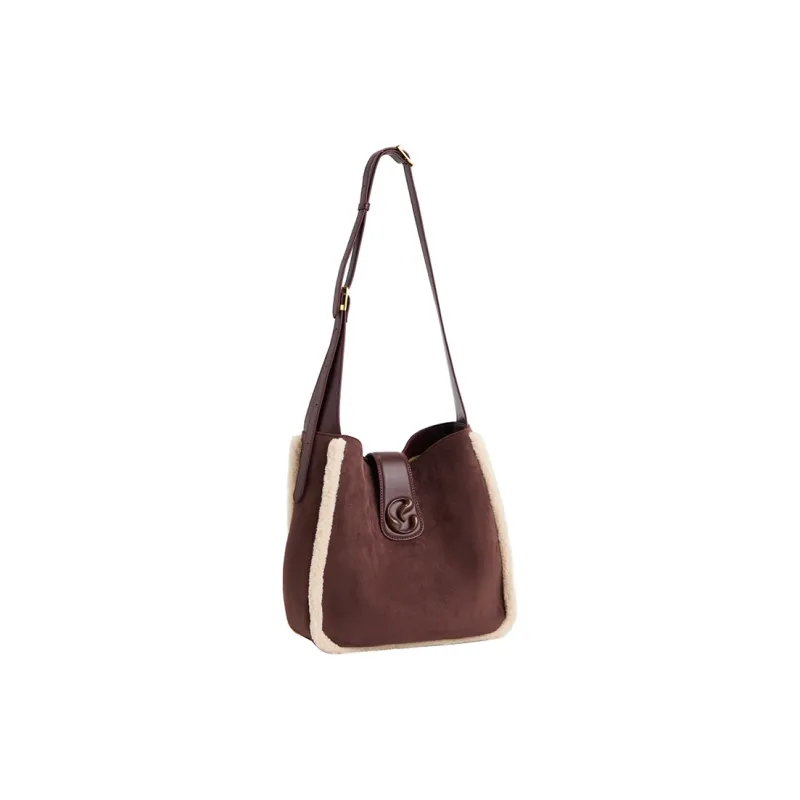 JACD PU Crossbody Bag Shoulder Bag Regular Women's Chocolate-1
