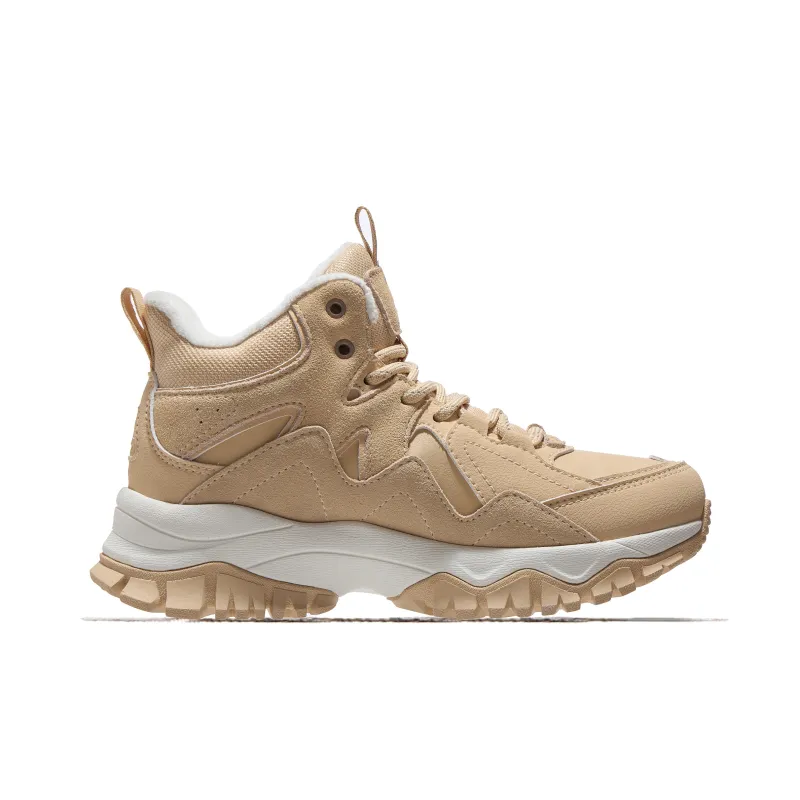 CAMEL Anti-Slip And Wear-Resistant Height Increasing Warm Mid-Top Casual Shoes Women's Muddy Sandy Gray-7