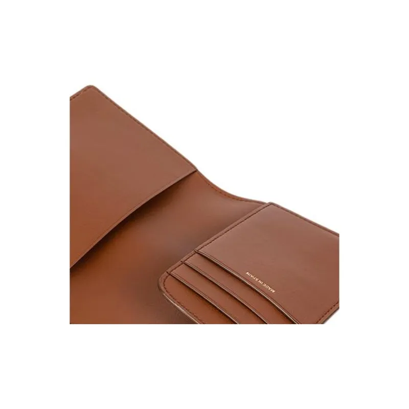 Paul Smith Cow Leather Passport Clip Wallet Men's Tan-3