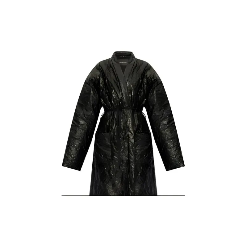 Balenciaga Oversize Wrap Coat-4
