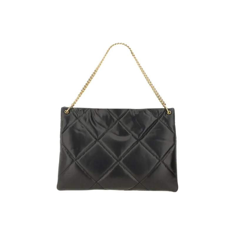 TORY BURCH Kira Diamond Quilt Satchel Black-2