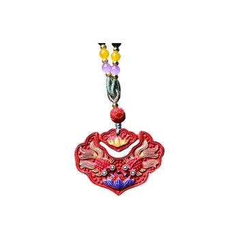 Stone On The Line Cinnabar Pendants Unisex