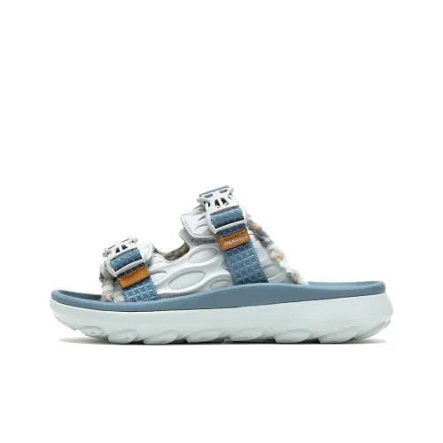 MERRELL Hut Ultra Slip-Resistant Slide Slippers Women's White Blue