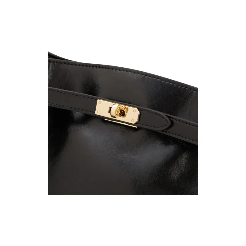 ELLE Trendy Fashion Portable Large Capacity Commute Tote Shoulder Bag Medium Size Women's Multicolor-3