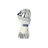 Large Grid Gray Blue White