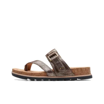 Clarks Slip-Resistant Flip Flops Women's Bronze