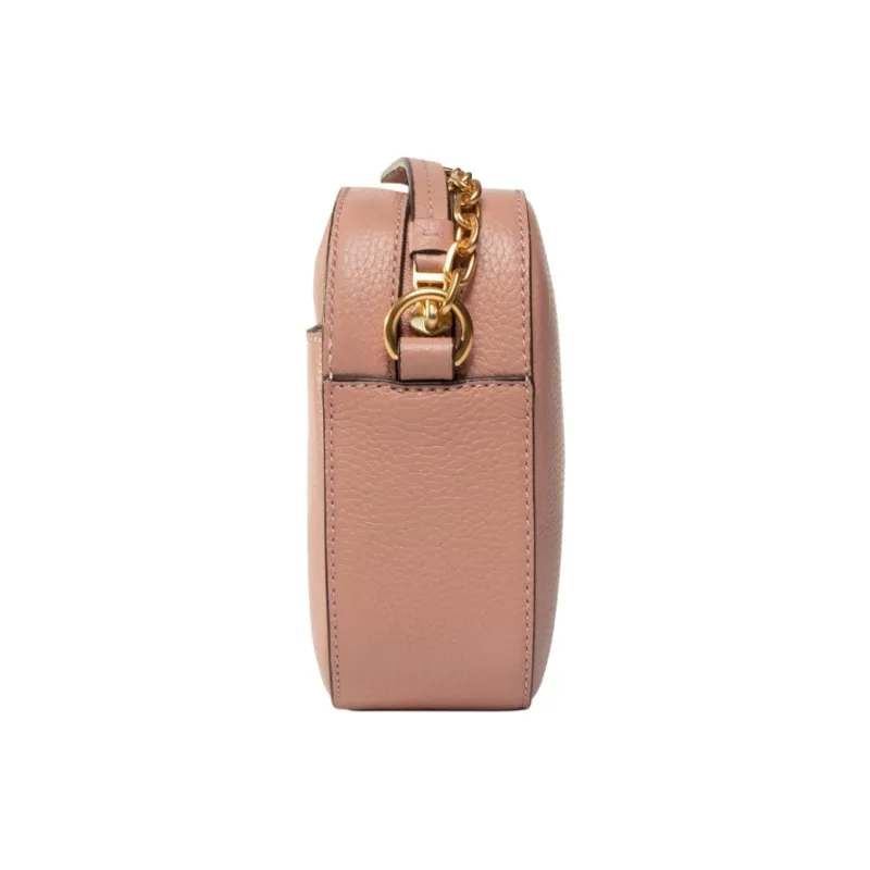 TORY BURCH Cow Leather Camera Bag, Crossbody Bag, Shoulder Bag Women's Pink-1