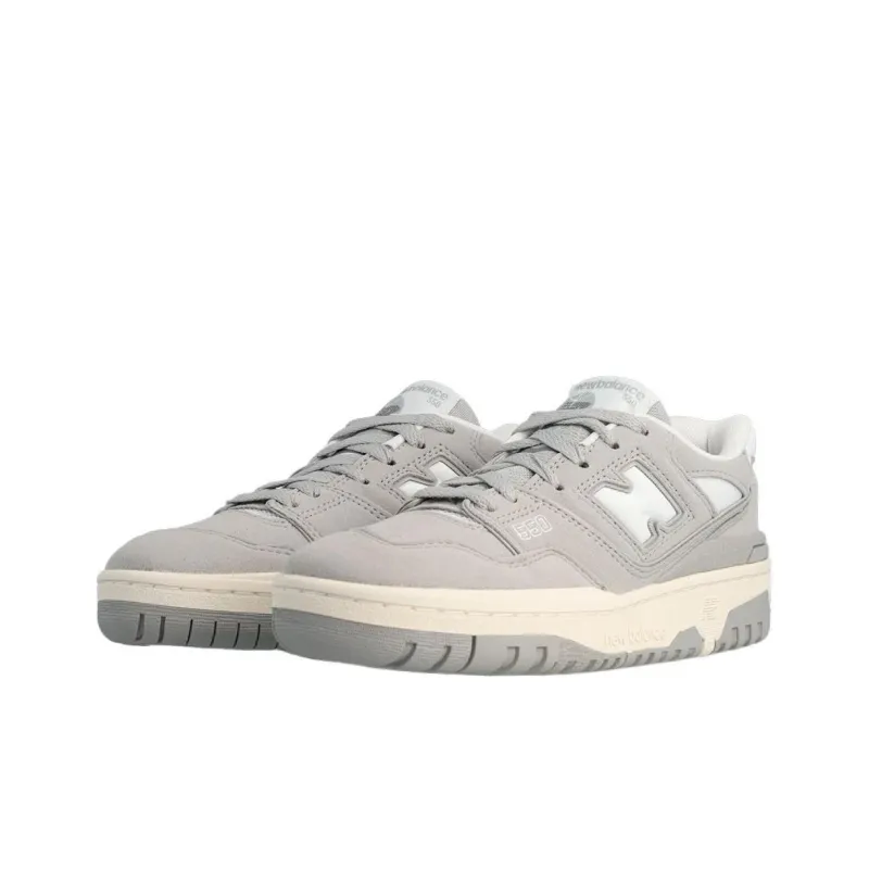 New Balance NB 550 Anti Slip Wear Resistant Low Top Kids Lifestyle Shoes Gray Teenagers-2