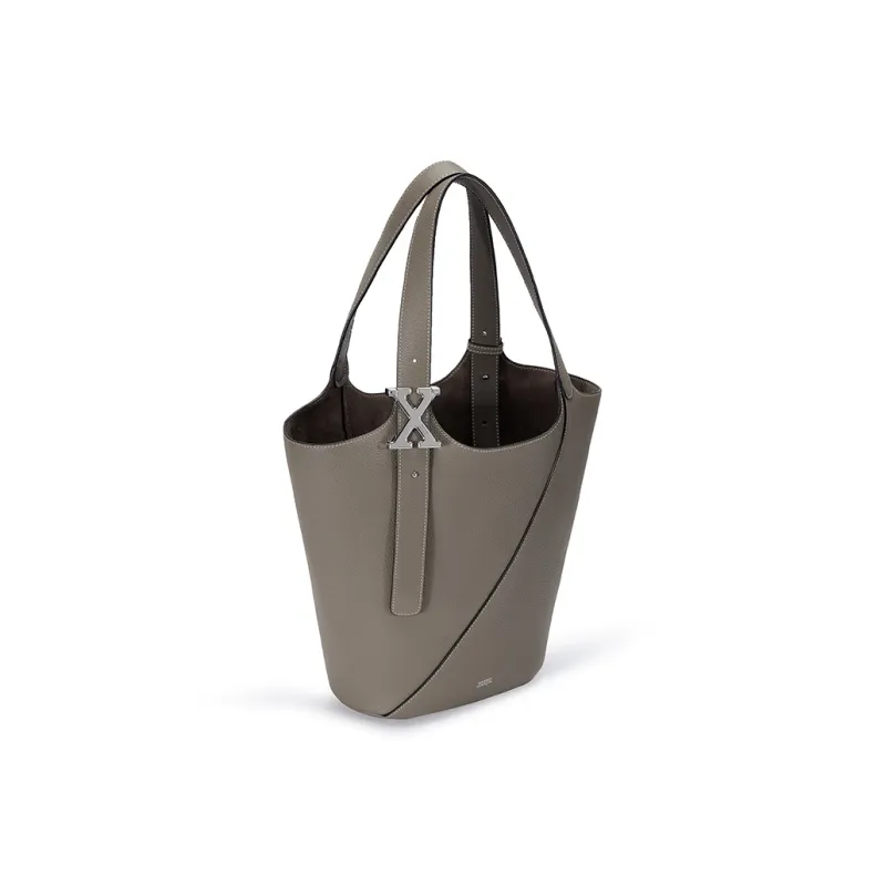 HXXXXS Cow Leather Tote Bag, Shopping Bag, Handbag Women's Multicolor-2