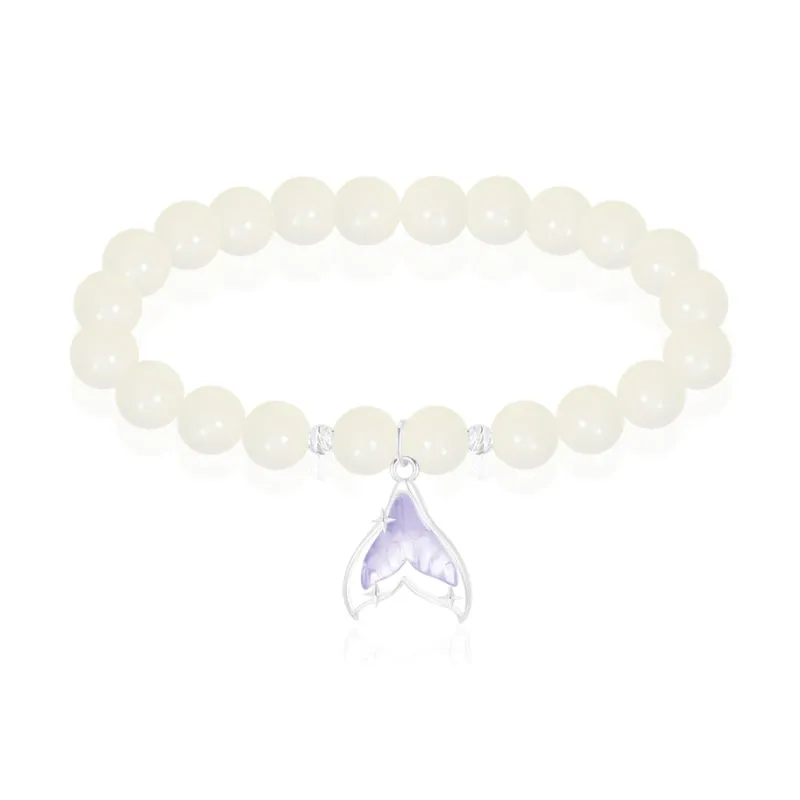 Cuz Strange Intention White Jade Bodhi Hand Accessory Women's-2