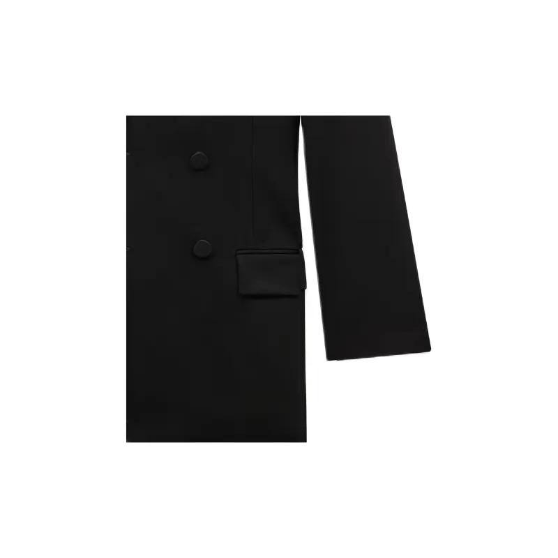 SAINT LAURENT Tuxedo Double Breasted Jacket-5