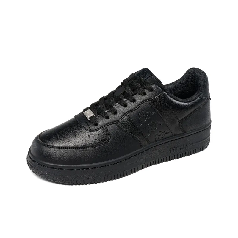 Kappa Back to Back Slip Resistant, Abrasion Resistant, Lightweight, Breathable Low Top Skateboard Shoes Unisex Black-2
