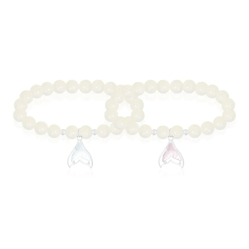 Cuz Strange Intention White Jade Bodhi Hand Accessory Women's-7