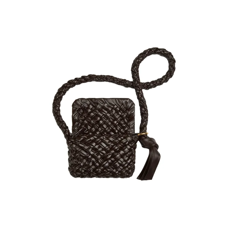 Bottega Veneta Calfskin Shoulder Bag, Crossbody Bag, Handbag Trumpets Women's Gummies-3