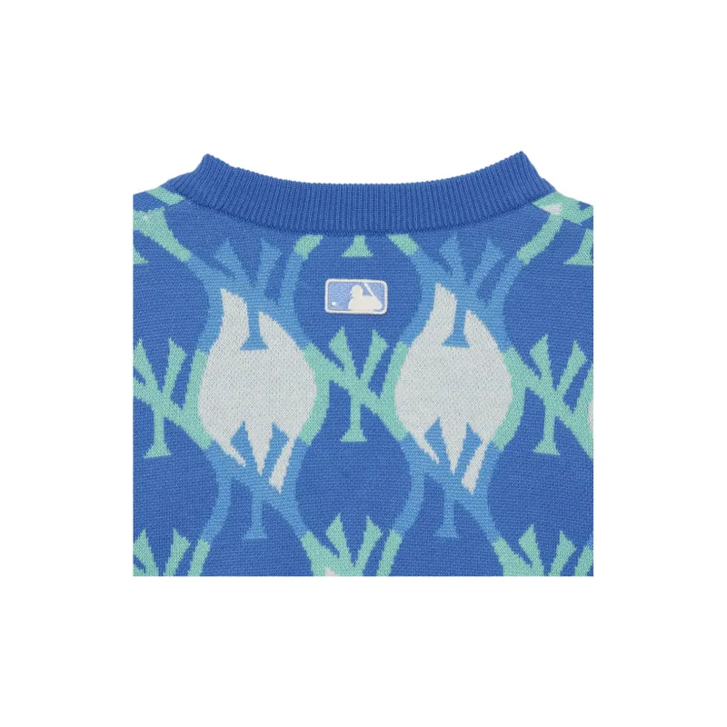 MLB New York Yankees Knitwear Women's Light Blue-4