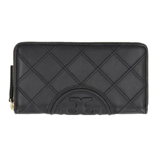 TORY BURCH Fleming Nappa Leather Wallet Women's Black