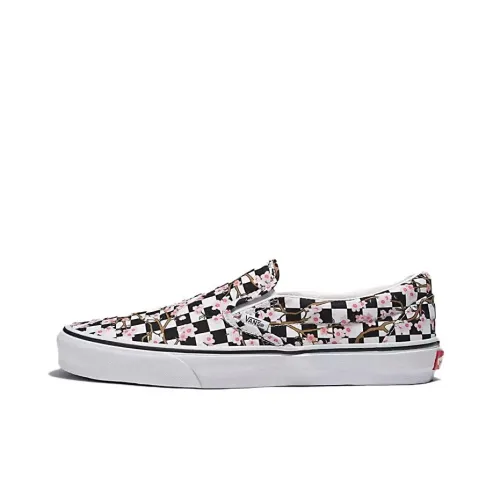 Vans Slip-on Anti-Slip Wear-Resistant Low-Top Skateboard Shoes Unisex Pink