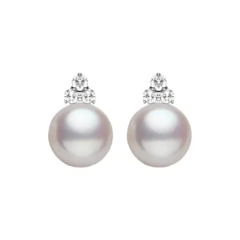 Taste The Color Pearl Stud Earrings Women's