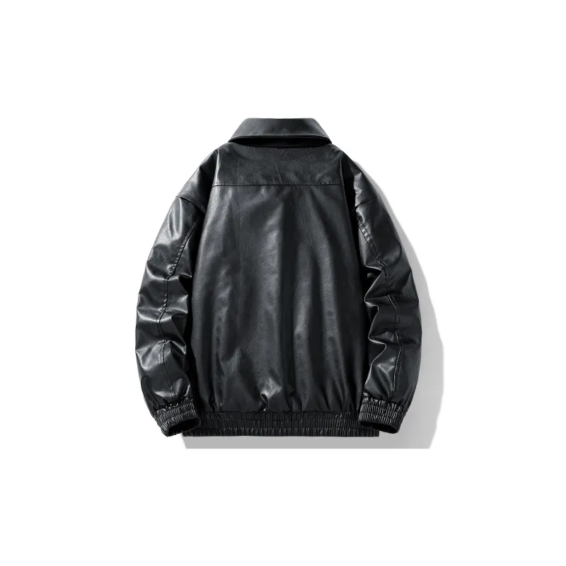 BOBBY ABLEY Leather Jacket Unisex-29