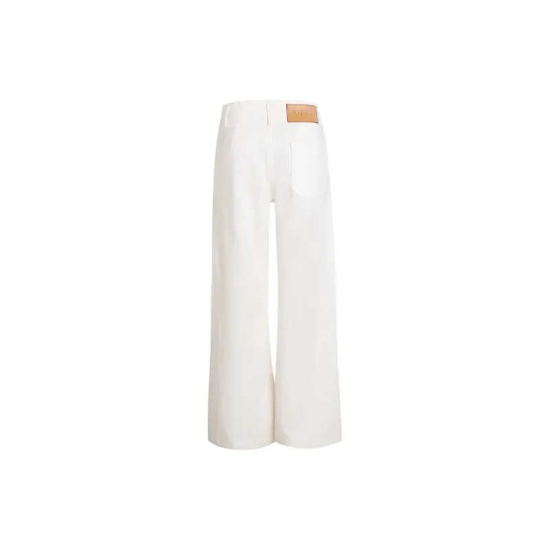 LIUREGALI Jeans Women's White-1