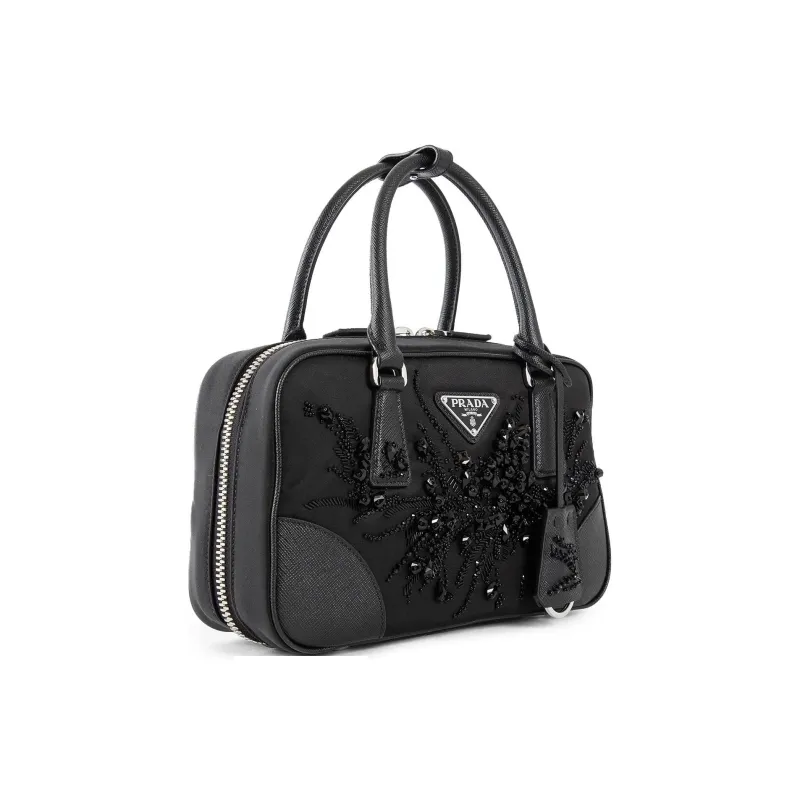 PRADA Nylon Shoulder Bag, Crossbody Bag, Handbag Women's Black-1