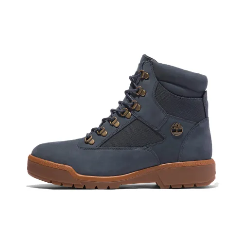 Timberland Field Boots Waterproof And Wear-resistant Short Outdoor Boots Men's Dark Blue