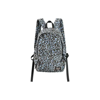 Crying Center Fabric Backpack Unisex Blue/Brown