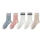 2 White-Khaki-Pink-Blue