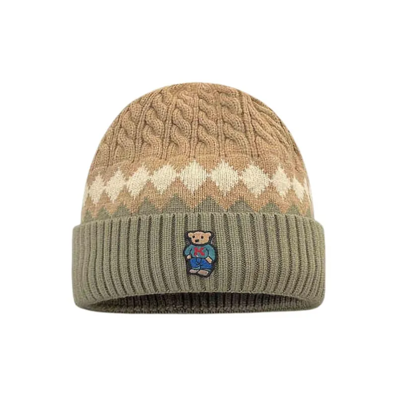 Mulinsen Knitted Fabric Beanies Unisex-1