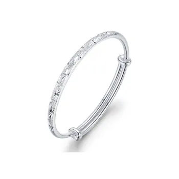 FAIRWHALE Push Pull Adjustable Opening Bangles Women's Gift Box Set