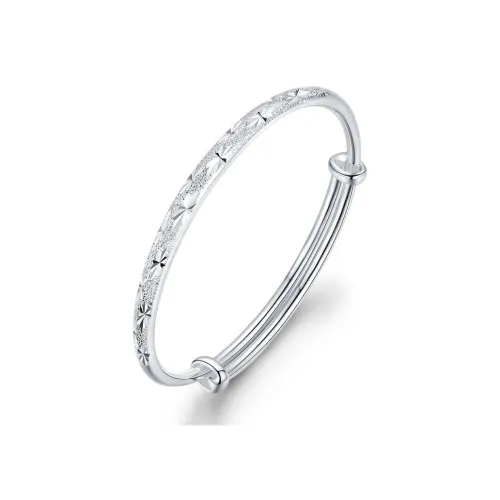 FAIRWHALE Push Pull Adjustable Opening Bangles Women's Gift Box Set