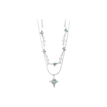 Floating Joy Alloy With Zircon Necklaces Women's