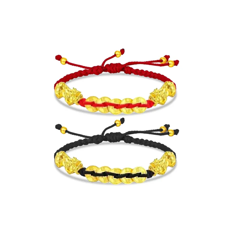 SINO GEM Gold Bracelet Unisex-5