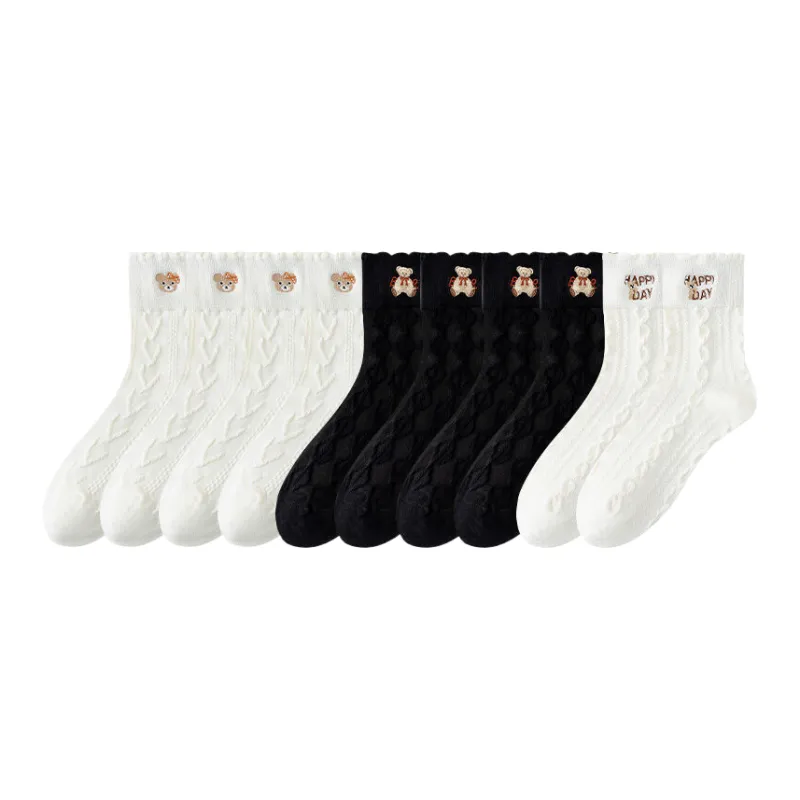 Lan Miao Mid Calf Socks Women's 10 Pack-1