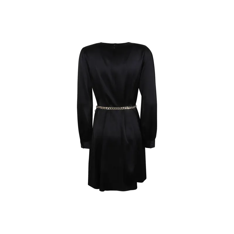 MICHAEL KORS Long Sleeved Dresses Women's Black-2