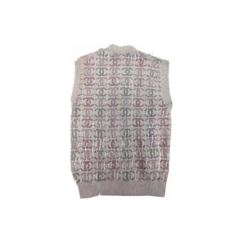 CHANEL 22 Fall And Winter Knitwear Women's Gray-1