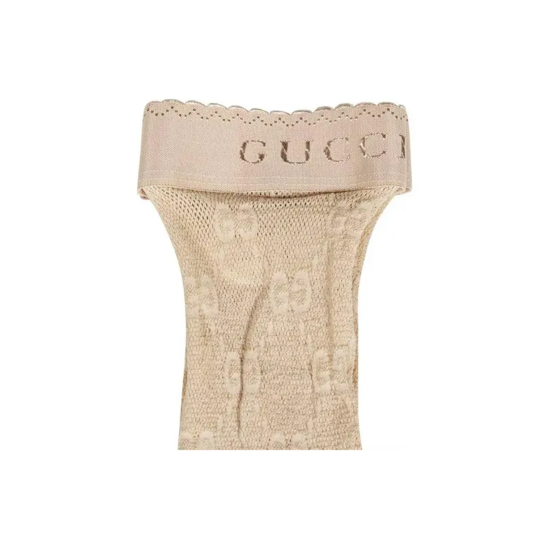 GUCCI Mid Calf Socks Women's 1 Pack Gold-1