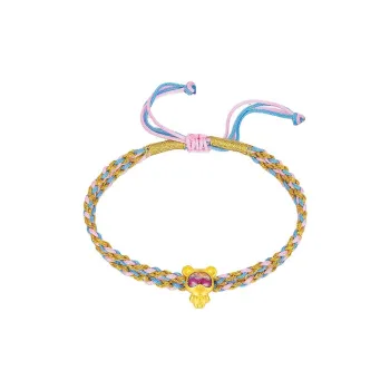 Diamond International Gold Bracelet Unisex