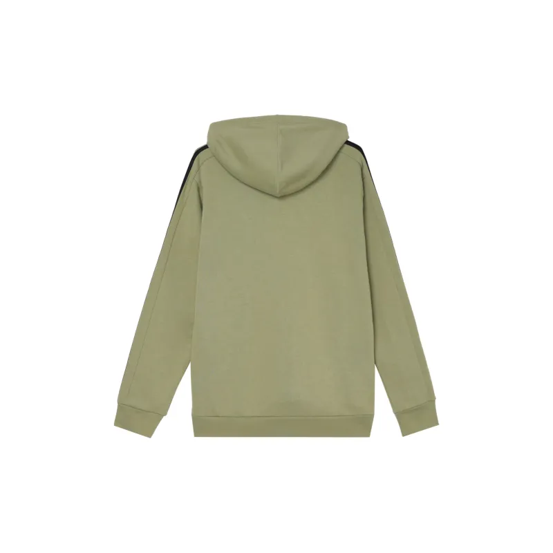 Adidas ESSENTIALS FLEECE 3 STRIPES HOODIE Sweatshirt Men's Tent Green-1