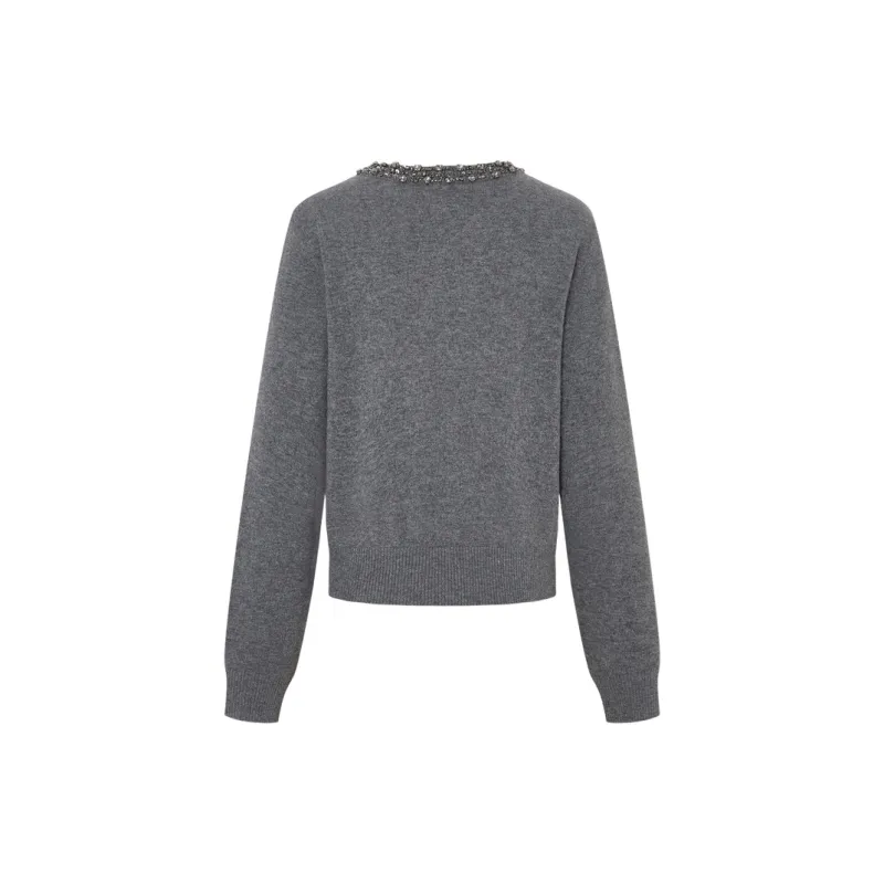 MOCO Sweater Women's Medium Heather Gray-1