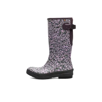 BOGS Wear-Resistant Slip-Resistant Rain Boots Women's Purple