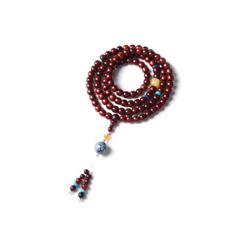 LINKY Laboratory Small Leaf Red Sandalwood Bracelets Unisex-0