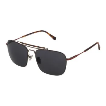 CarolinaHerrera Metal Square Sunglasses Men's Black