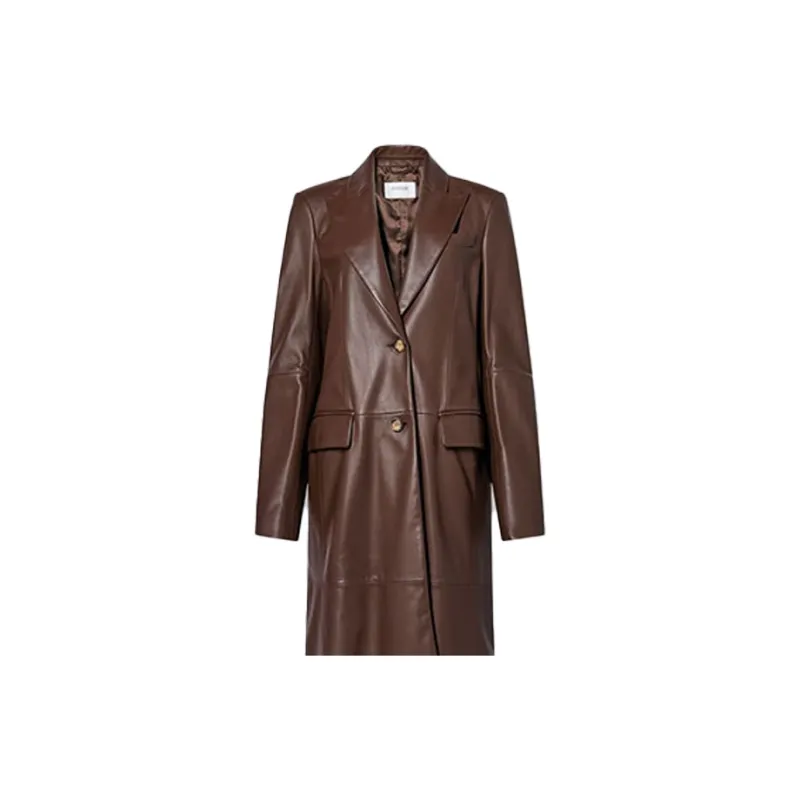 SportMa Leather Jacket Women's Brown-4